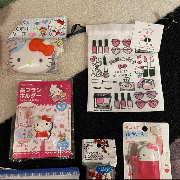 🎀 9pc Sanrio Hello Kitty Travel Accessories Bundle (HK1) - Picture 7 of 7